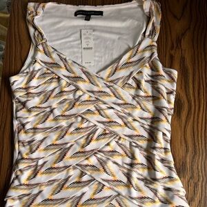 NWT WHITE HOUSE BLACK MARKET Layered Tank Top. Perfect to go out or for work.